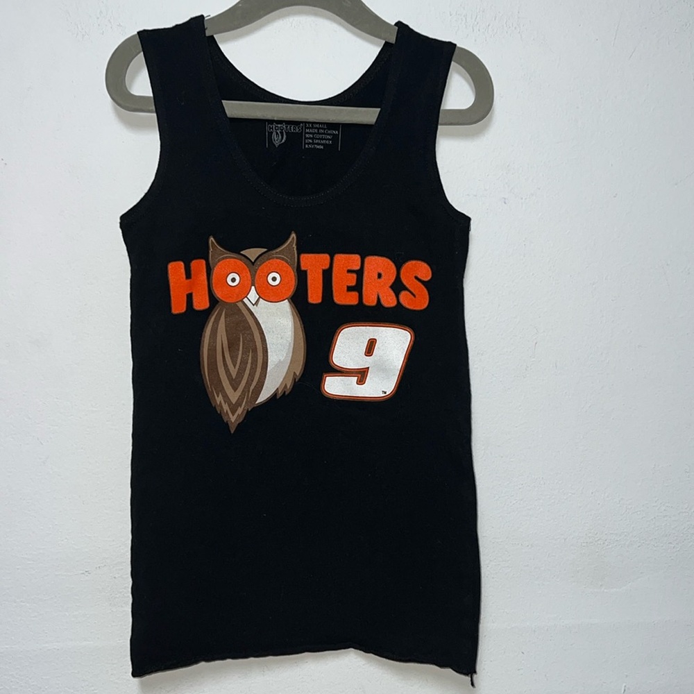 Hooters Black Tank Top size XXS